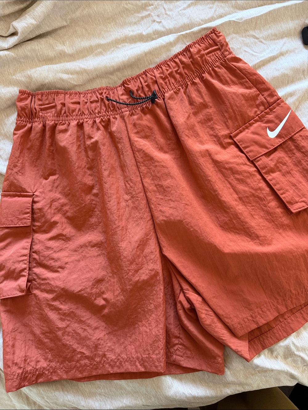 Nike Women’s Orange Cargo Shorts